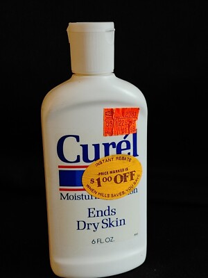 Vintage 80s 90s Curel Moisturizing Lotion 6oz  Movie Prop