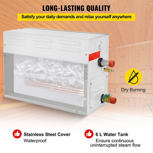 3KW Dampfgenerator Innerhalb von 3m³ Gewerbe für Sauna mit 35-55℃ Automatik 220V - Bild 12 von 23