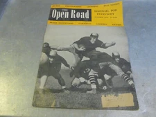 Vintage October, 1947 The Open Road magazine Football