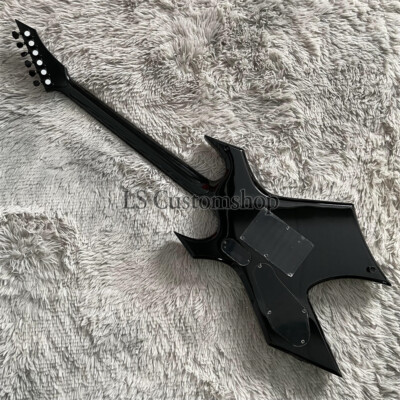 Custom Warlock Extreme BC Style Black Electric Guitar Floyd Rose