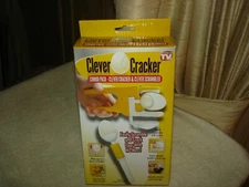CLEVER CRACKER  & CLEVER SCRAMBLER EGG PREPARATION DEVICES: NEW IN BOX