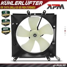 Fan Cooler Fan Motor Left For Toyota Corolla E10 AE10 GEO Prizm 1.8L