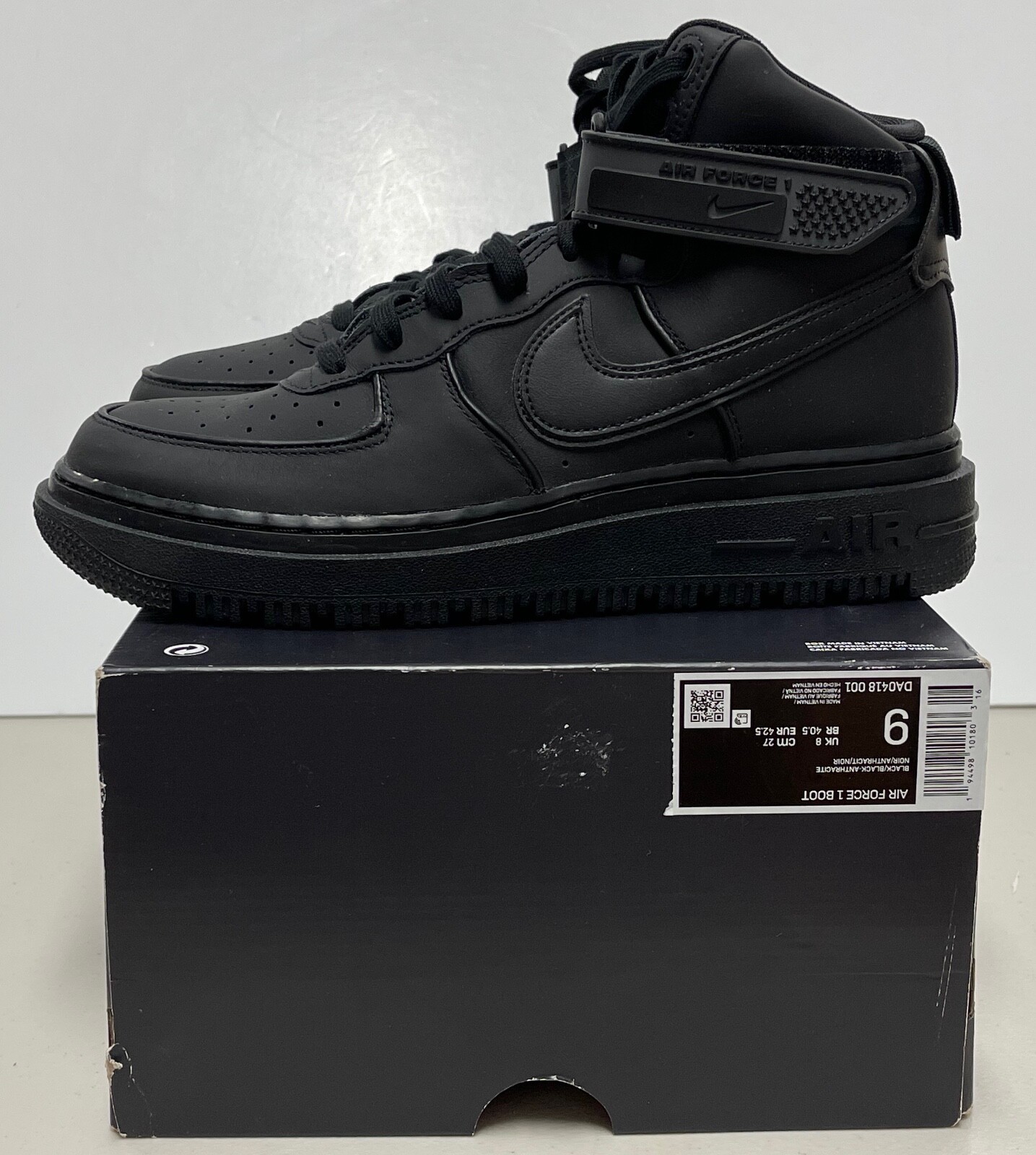 black air force 1 boot