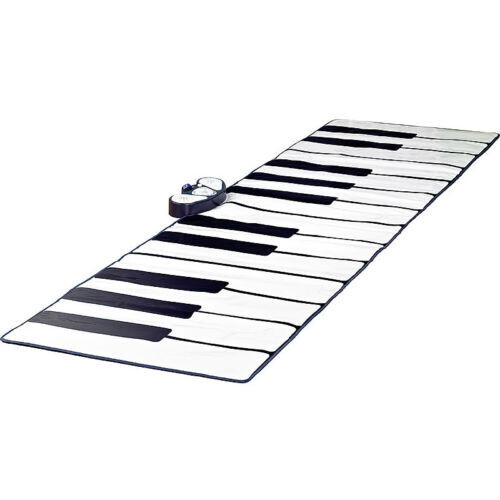 Grand tapis piano XXL interactif Playtastic 24 touches avec 8 sons d'instruments