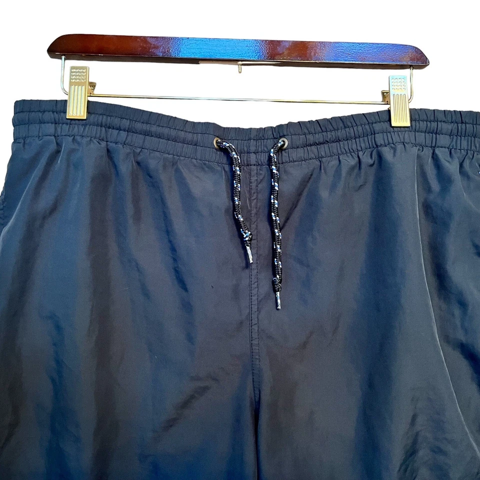 Swim Trunks Mens Large Black Pockets Chino Lining Beach Sand Vacation 21men - Image 3 of 4