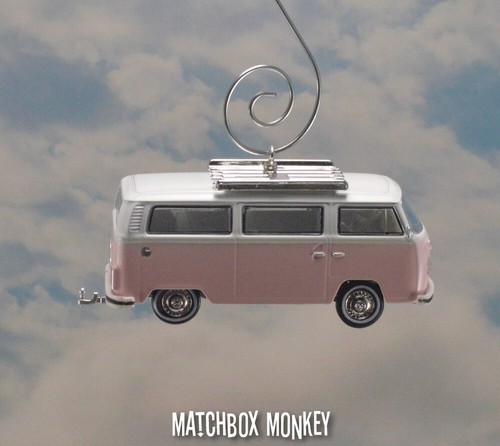 Volkswagen Bay Window T1 Type 2 Bus w Rack Christmas Ornament VW Van Kombi Bulli - Picture 9 of 12