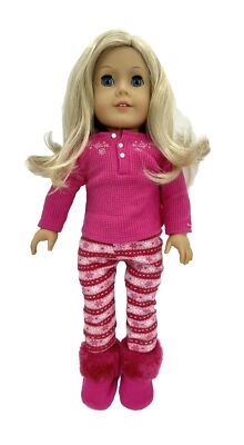 American Girl Truly Me Doll Blonde Hair Blue Eyes With Two Outfits Included