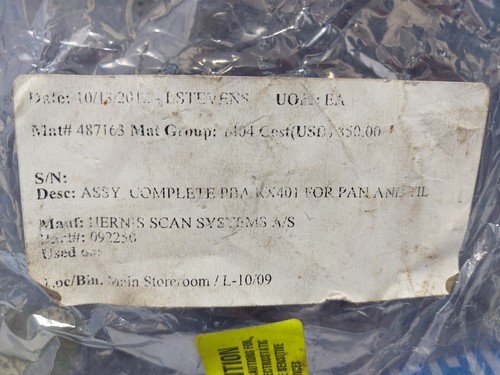 Hernis Scan Systems Hs039b RX401POWER PCB Card - Picture 11 of 11