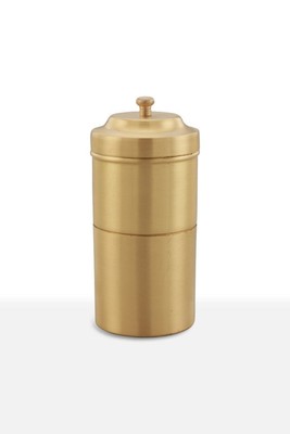 Brass Coffee Filter with Matte Finish