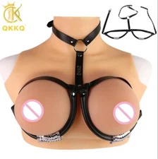 Adjustable Wearable Fashion Leather Bra Breast Bondage Tool Chest Restrict Women