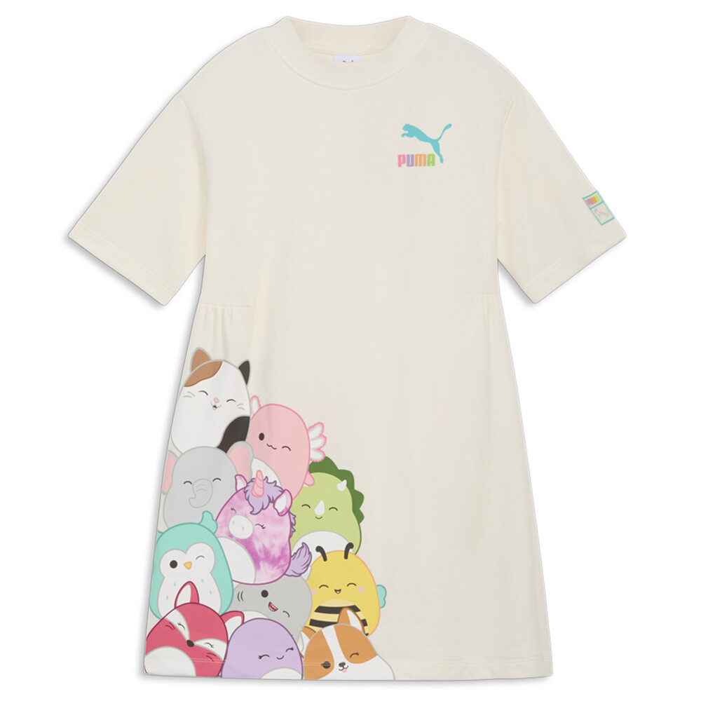 Французское махровое платье-футболка Puma с коротким рукавом X Squish Youth Для девочек размера XL Casua