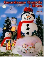 Gourdeous Gourds & More Volume 6 Julie Grant Acrylic Decorative Painting Book