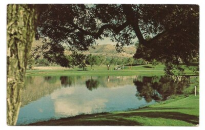El Cajon CA Postcard California Singing Hills Country Club Golf Vintage