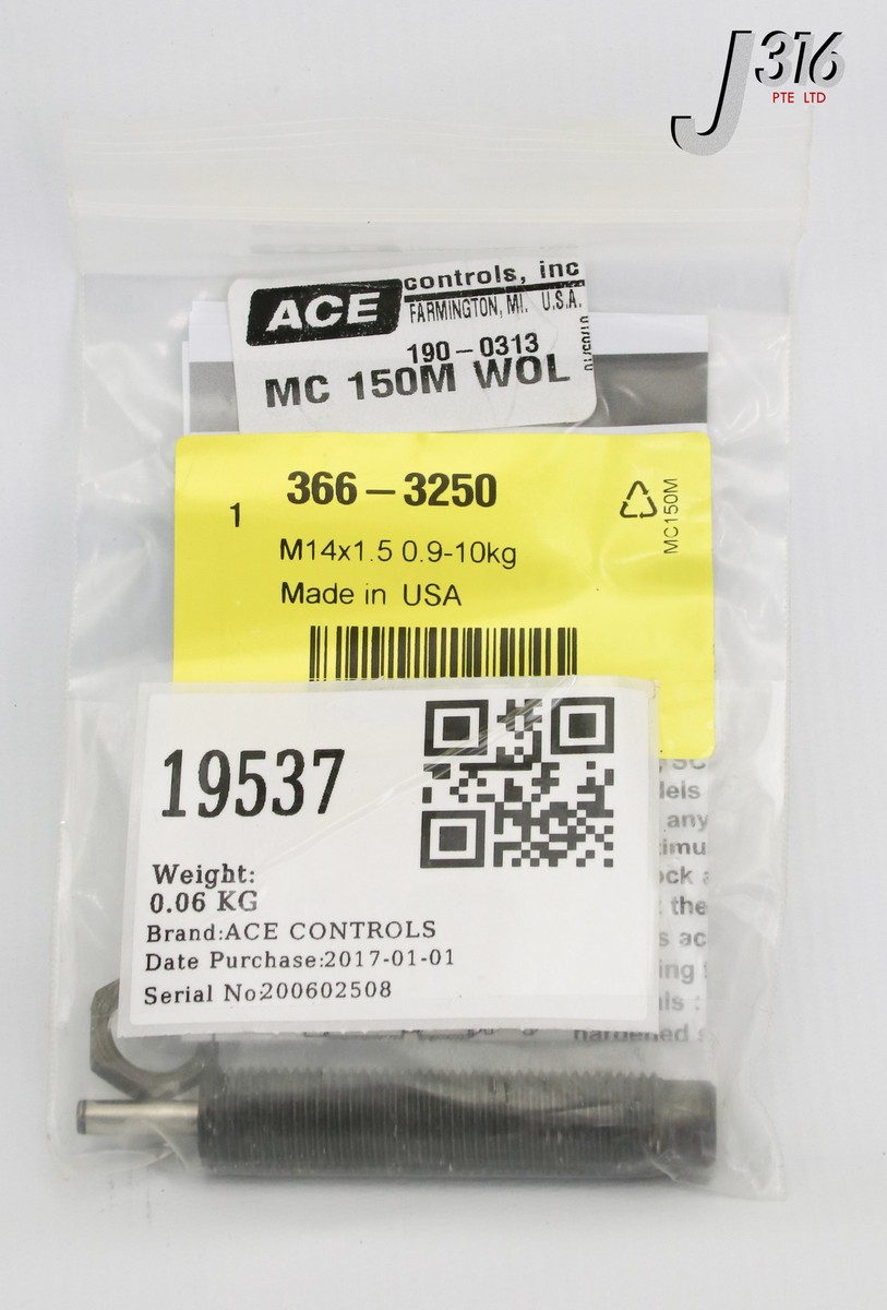 happy!品 19537 ACE CONTROLS SHOCK ADSORBER, P/N: 190-0313 (NEW) MC 150M WOL