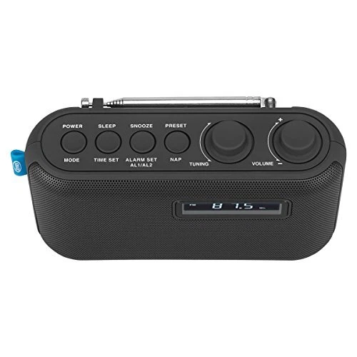 JENSEN SR50 Portable AM/FM Digital Radio, Black - Image 2 of 4