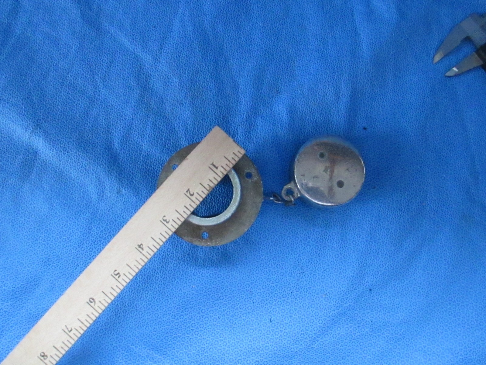 Vintage Hawsepipe Hawse Pipe Assembly Chromed Bronze Chain Coed Rope