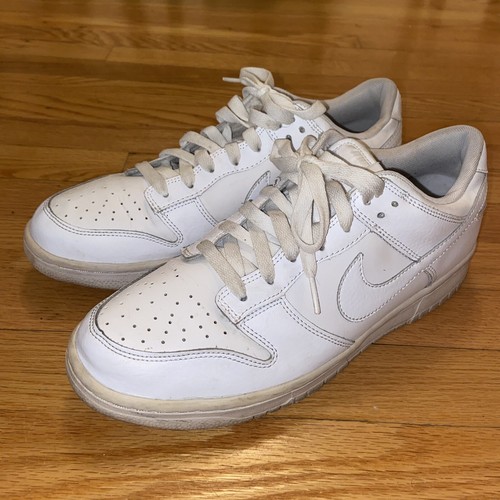 dunk low triple white