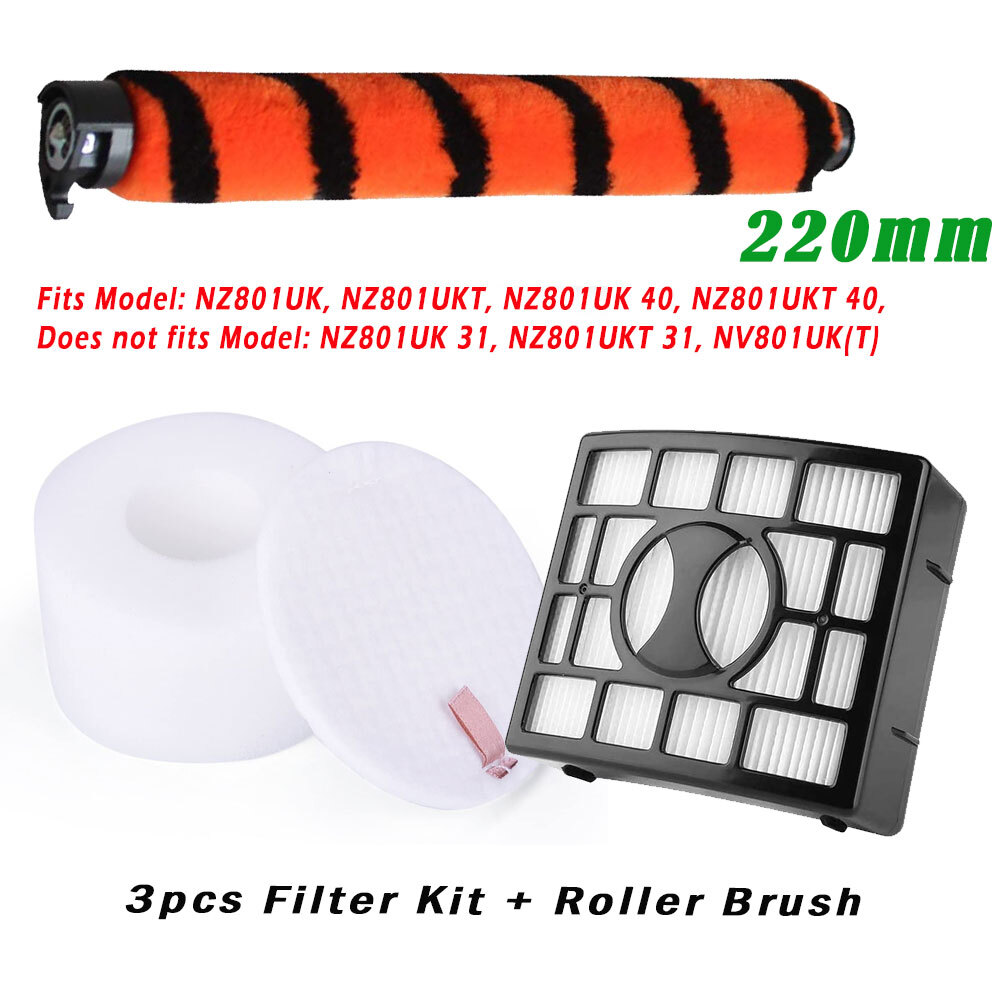 For Shark NZ801UKT Classic AntiHair Wrap Vacuum NZ801UK Roller Brush