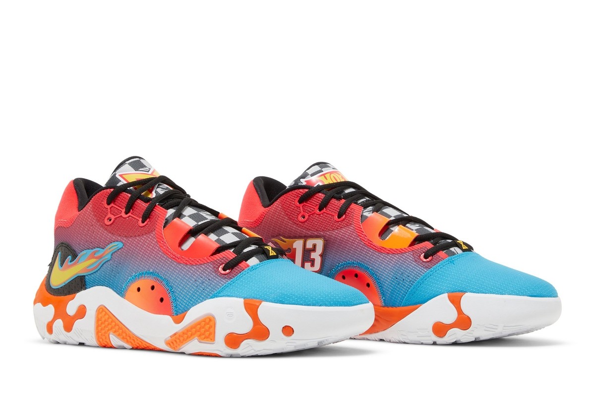 Size 9 - Nike PG 6 x Hot Wheels Blue/Orange/Red 2022 for sale