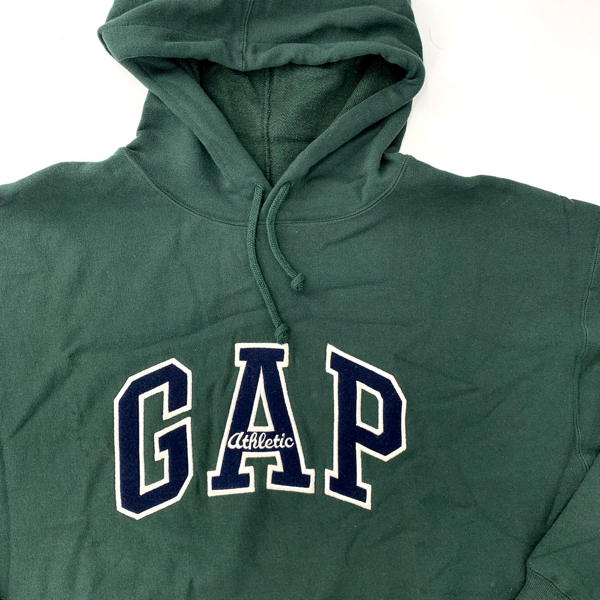 green vintage gap hoodie
