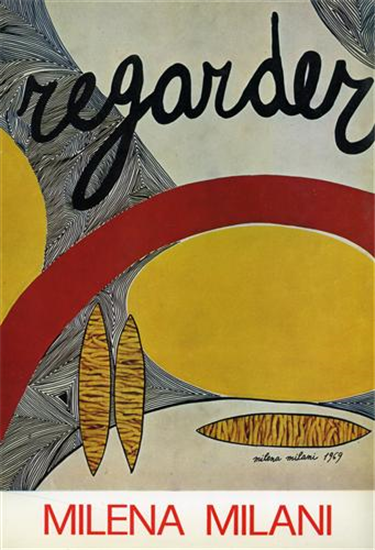 Catalogo della Mostra: - Quadri scritti e Ceramiche scritte di Milena Milani.