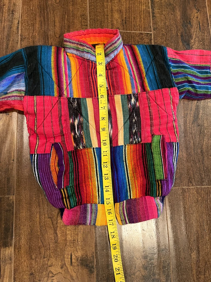 VTG Nordic Fleece Jacket 1/4 Zip Jamacian Synchilla Kids XS 1990’s USA - Image 4 of 4