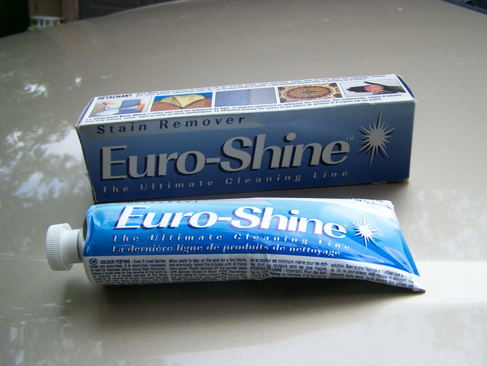 Euro-Shine Stain Remover - Fabric & Carpet Ultimate Cleaning Line - 5.4 Oz. Tube