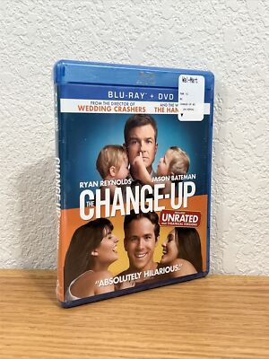 The Change-Up (Blu-Ray/DVD, 2011) Unrated Ryan Reynolds Jason Bateman SEALED!
