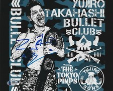 Yujiro Takahashi Signed 8x10 Photo BAS COA New Japan Pro Wrestling Bullet Club G