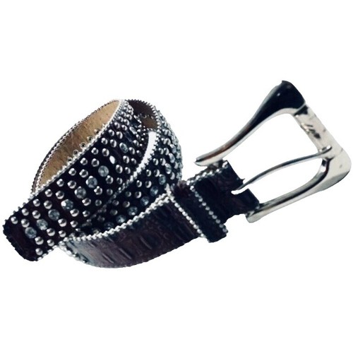 Guess Multi-Strand Leather Chain Belt MARCIANO by GUESS® Leather & Rhinestone Chain Belt main image 2
