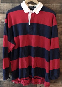 polo manga larga rayas hombre