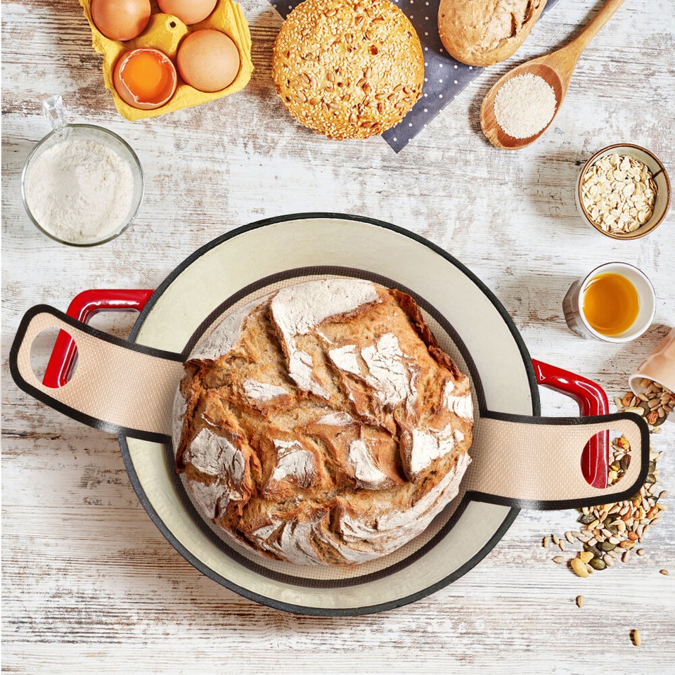 Baking Mat Sourdough Starter Jar Pan Bread Transfer Searing Oven eBay