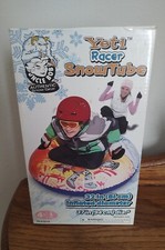 Uncle Bob's Yeti Racer Snow Tube Sled 32" Inflatable 4102YE One Rider 4 NEW