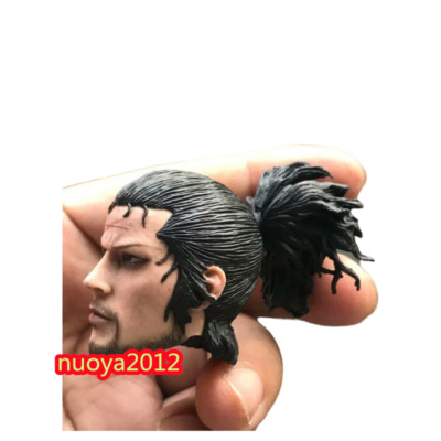 1/6 Japanese Warrior Miyamoto Musashi Head Model Fit 12'' Male Action Figure Toy