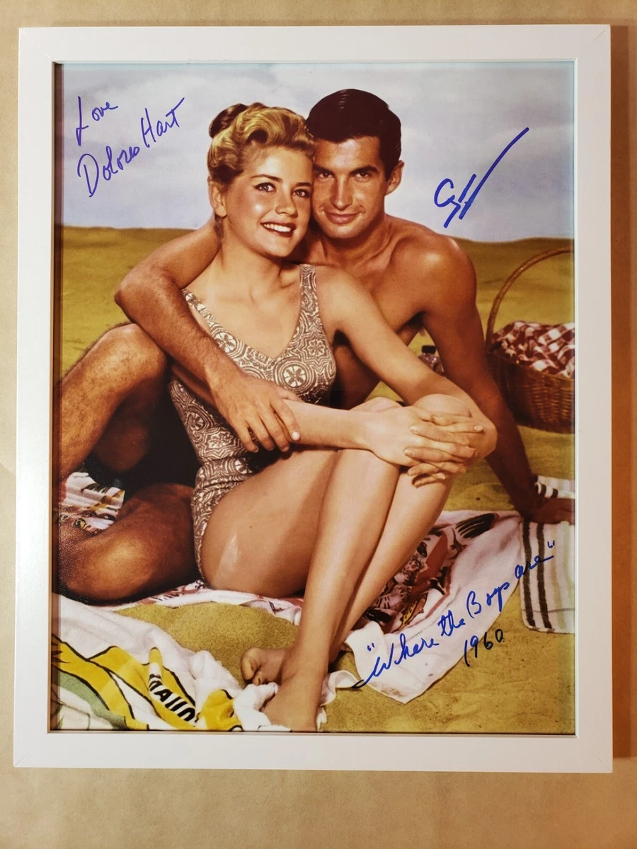 Framed Dolores Hart George Hamilton Signed Where the Boys Are 11x14 Photo  JSACOA | eBay