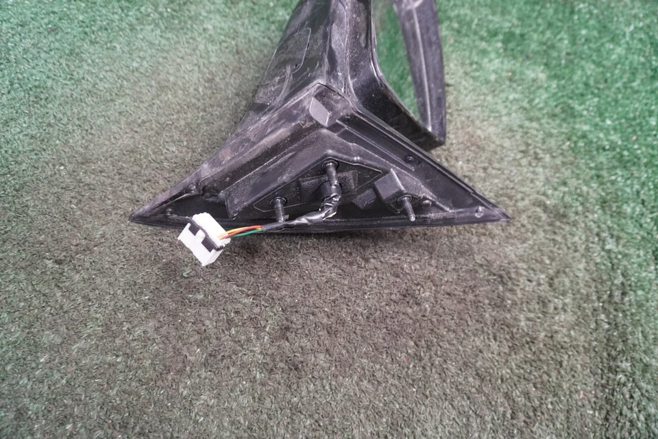 Espejo retrovisor negro lado del conductor Hyundai Genesis 2013 2014 2015 OEM E13027375 Foto 4 de 4