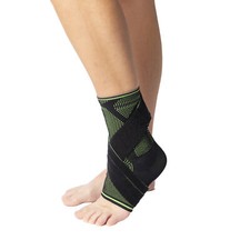 Sport Ankle Support Brace - Adjustable Stabilizing Compression with Fig 8 Strap