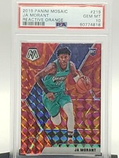 JA Morant [Reactive Orange] #219 Prices [Rookie] | 2019 Panini