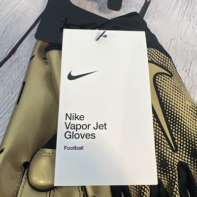 セール‼️NIKE VAPOR JET 7.0 GLOVE GOLD Nike Vapor Jet 7.0 Football Gloves White | Gold 2XL