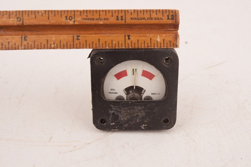 Ideal Precision Panel Gauge Model 131 Steampunk (D3L-4) Electrical Plus Minus - Picture 2 of 4