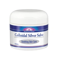 Heritage Store Body Gel Salve, Colloidal Silver | 2 Ounce