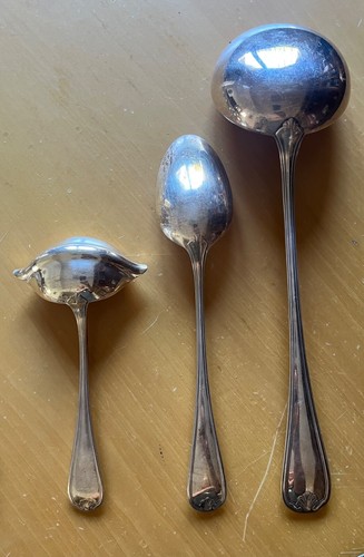 French Christofle Coquille Berain flatware complete set for 6 - Picture 21 of 24
