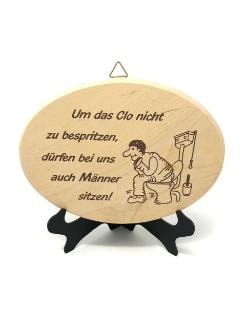 Vtg German Bathroom Humor Toilet Wood Sign Wall Plaque Wood | eBay