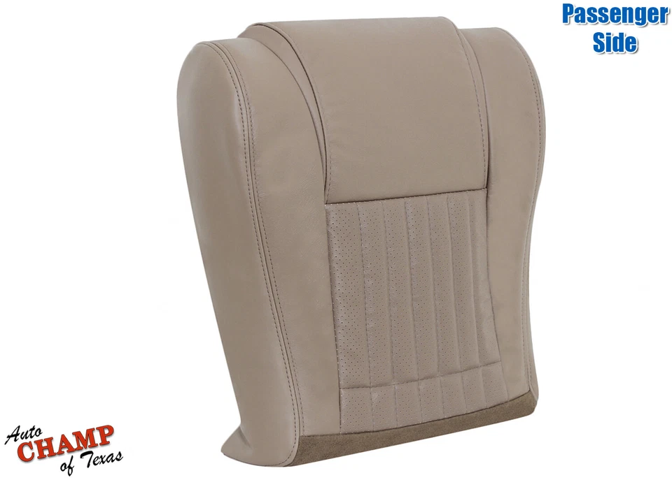 Pontiac Firebird 2000 2001 transmisión automática parte inferior lateral del pasajero cubierta de asiento de cuero tostado Foto 2 de 4