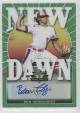 2020 Leaf Valiant New Dawn Green Prismatic 41/99 Ben Hernandez #ND-BH1 Auto 00gy