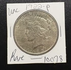 Silver Dollar 1922 United States Liberty Peace $1 Dollar Coin, 90% Silver
