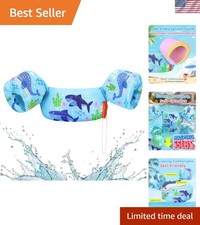 Swim Vest for Kids, Toddler Pool Floaties, Children Swimming Vest with Adjust...