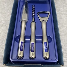 Marquis By Waterford Vintage Bar Acessories 3 Three Piece Tool Set - 2002