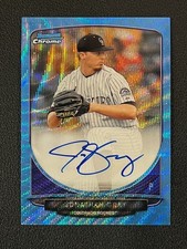 2013 Bowman Chrome Blue Wave Refractor Autographs Guide 55