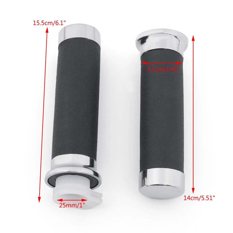 🏍️Agarre de mano motor 1" 25 mm para Honda Shadow VT/XVS 400/600/750/1100/1300 Magna Foto 2 de 4